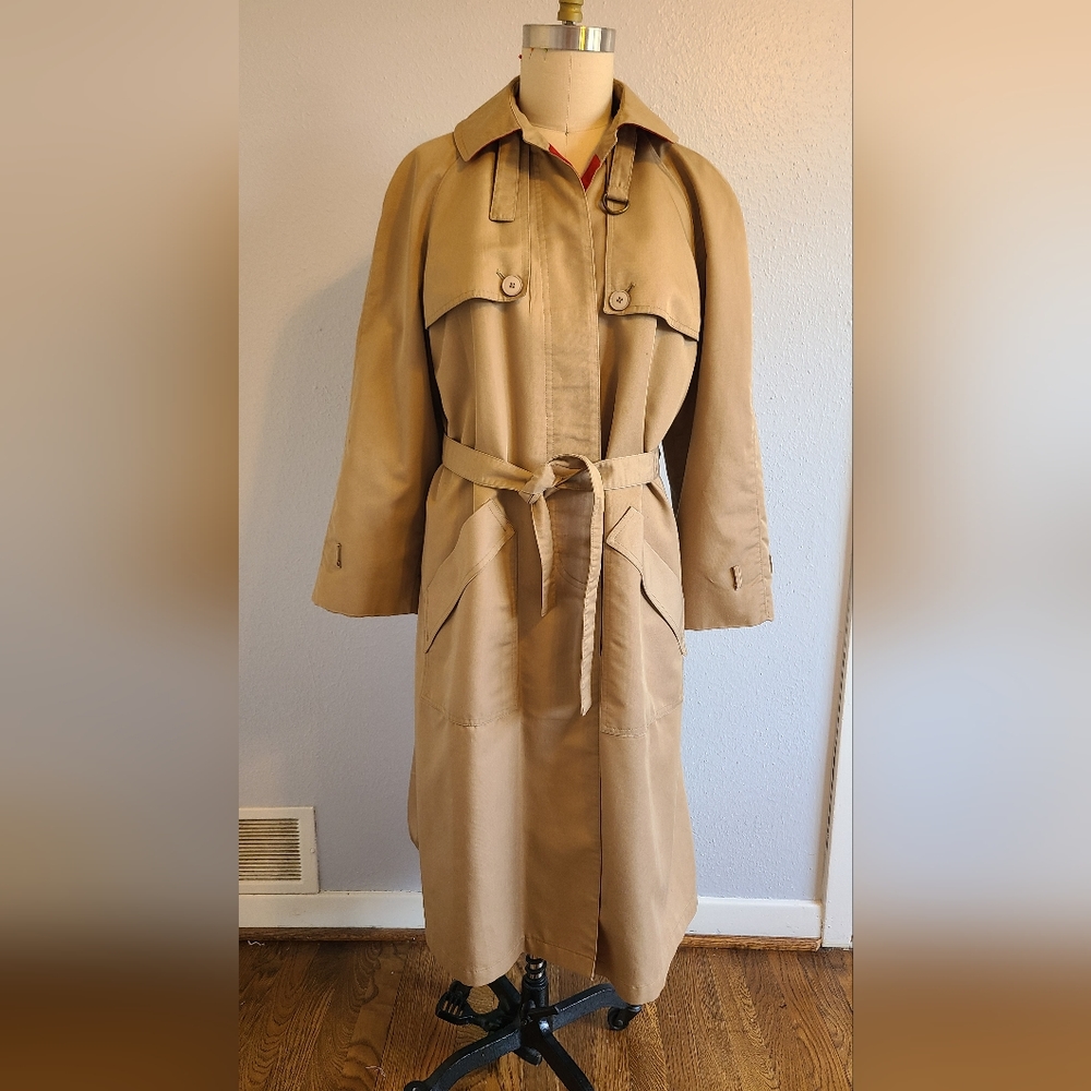 Misty Harbor Vintage Trench Coat